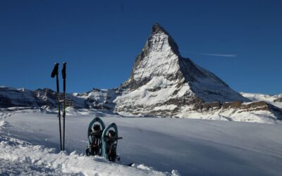 Au pied du Cervin en raquettes