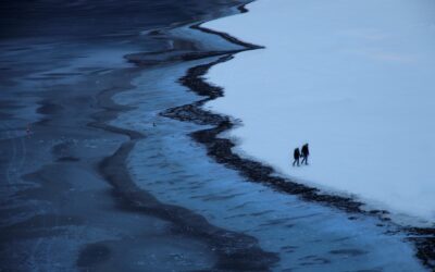 Décor lunaire au lac d’Oeschinen